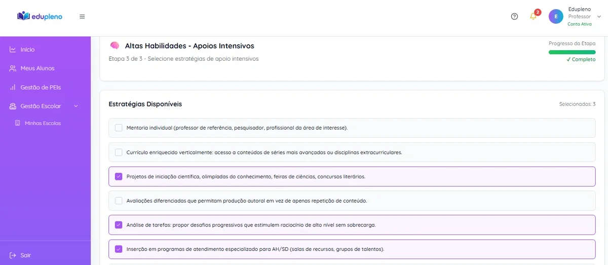 Biblioteca de estratégias pedagógicas